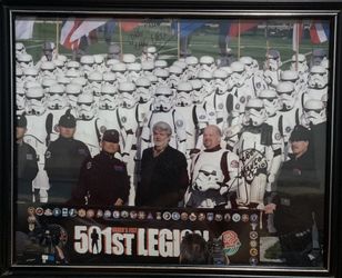 Albin johnson, star wars singed 9x11