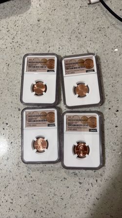 2025 Lincoln Cent NGC Brilliant Uncirculated Set of 4