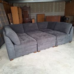 Outdoor Sofa Grey Color $440 FIRM