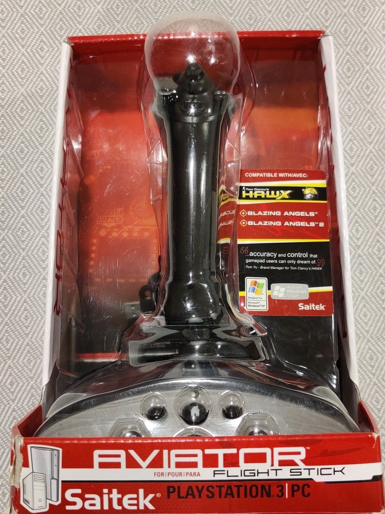 Saitek Aviator 3 flight Stick For PlayStation/PC