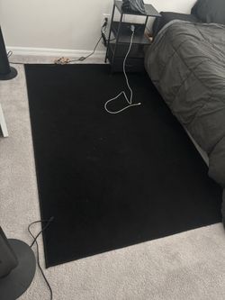 Black Area Rug