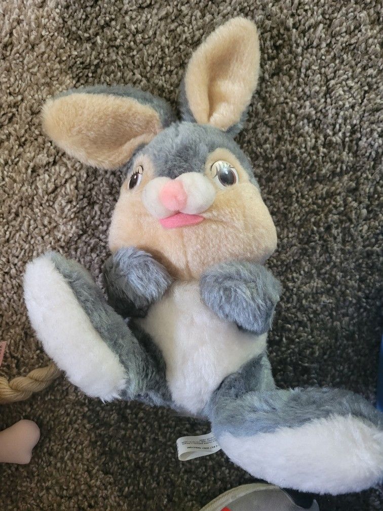 vintage disney thumper plush