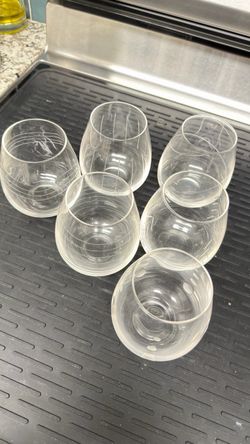 Set of 6 Stemless Wine Glasses