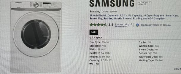 Electric Dryer