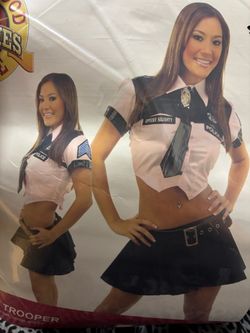 New, Women’s Sexy Police Costume Size Small