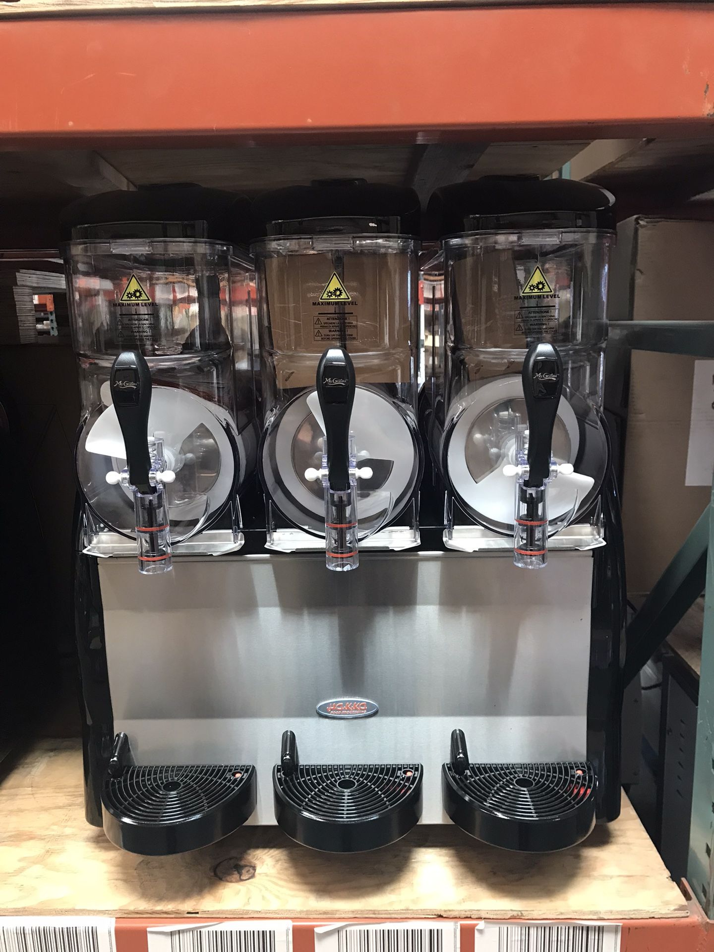 Commercial Slushy Machine Triple 2.6 Gallon Frozen Beverage Machine