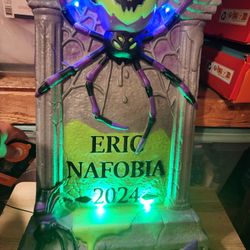 Lightup Halloween DECOR Tombstone 