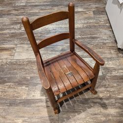 Kids Wooden Rocking Chair 