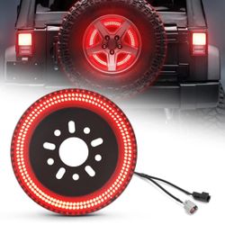 Round Brake Light Led Fit Jeep Wrangler JK