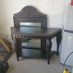Vintage Table w/mirror 