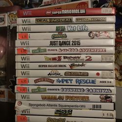 Nintendo Wii And Games 