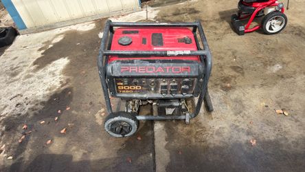 Predator generator nonfunctional possibly gas issue