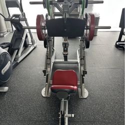 LIFE FITNESS PLATE LOADED LINEAR LEG PRESS