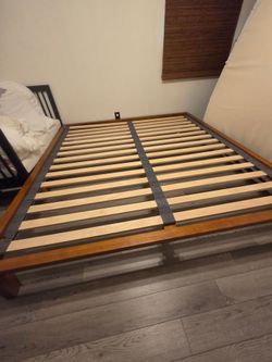 Thuma King Classic Walnut Bed Frame (NO HEADBOARD)