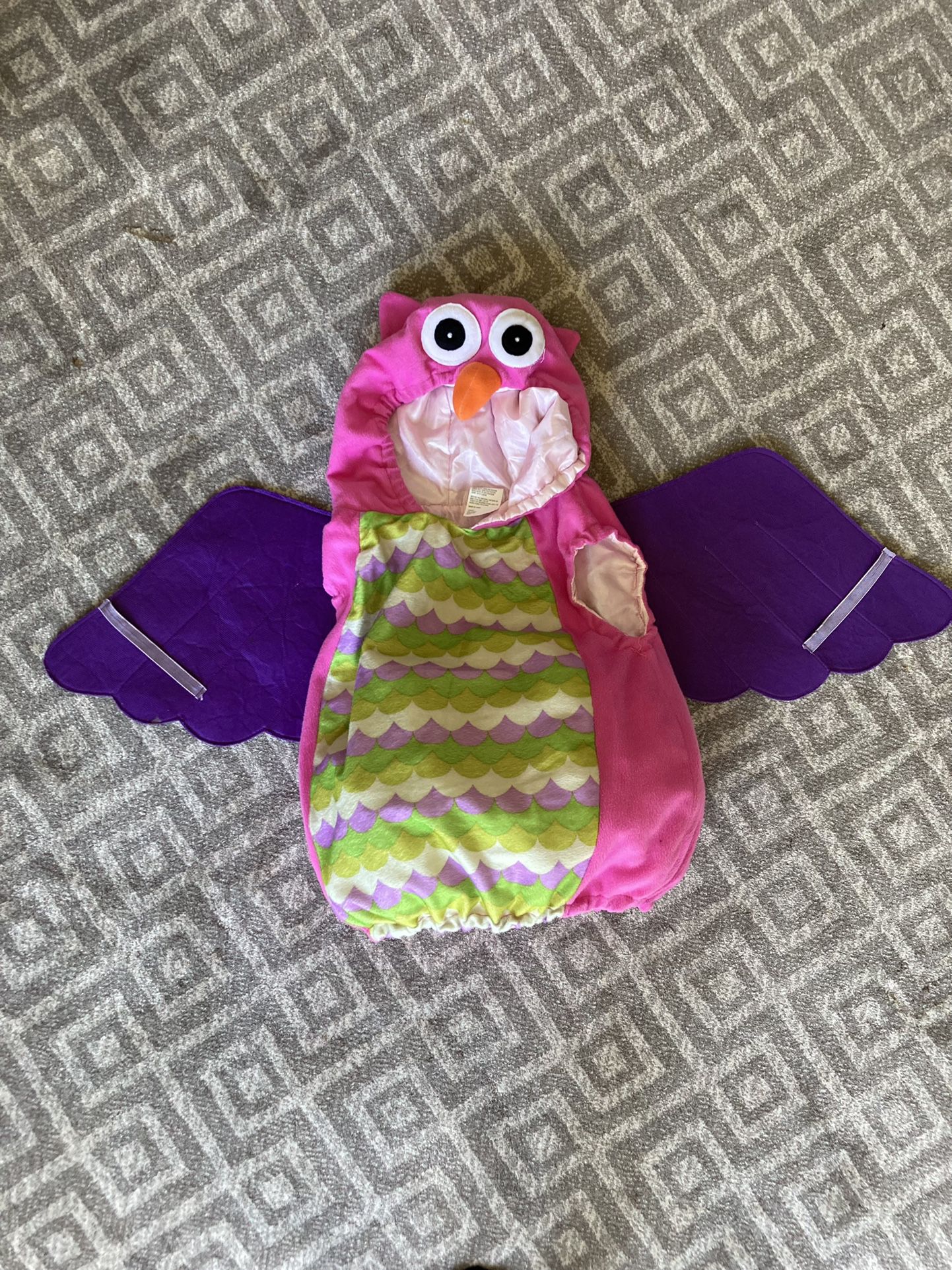 Owl Costume (toddler Size 3-4)