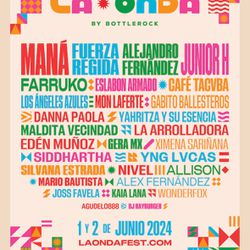 La Onda Festival 2 Day GA Tickets