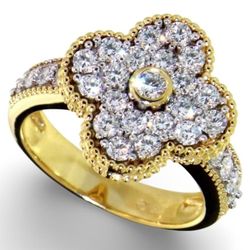 Brand New Quality 1.25 ct VS Lab Diamond Designer Ring