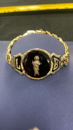 14k Gold Custom Men’s Bracelet 