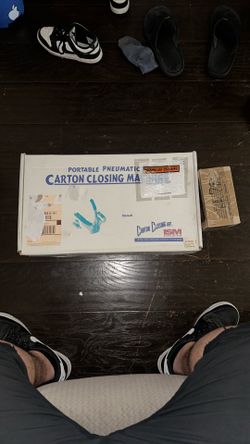 Portable Pneumatic Carton Closing Machine