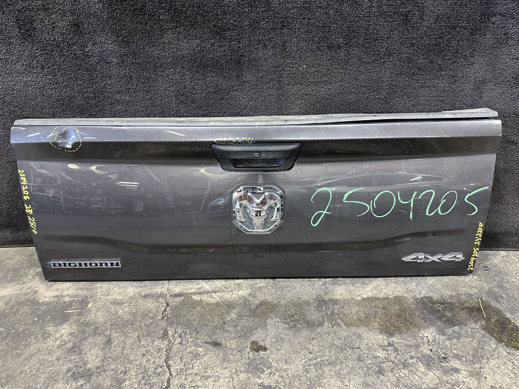 19-24 Ram 2500 OEM Tailgate Assembly with Back Up Camera (Has Dent)