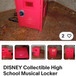 DISNEY Collectible High School Musical Locker Shaped Radio Ipod Player Radio