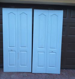 36"x 80" 4-Panel Bifold Closet Door