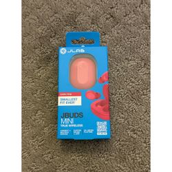 BRAND NEW JLab JBuds Mini True Wireless Bluetooth Earbuds (Dark Pink)