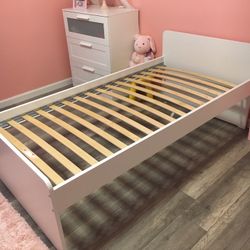 Twin Bed Frame & Matress