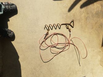 Dog Leash Anchor And Cable $10