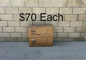 Adjustable Weight Dumbbell Bench w/Leg Extension, Foldable Workout Bench *$70 Ea*