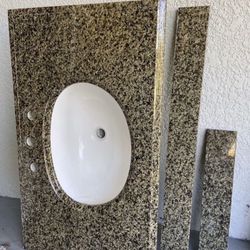 Granit Countertop sink 37 Long 22 Wide 