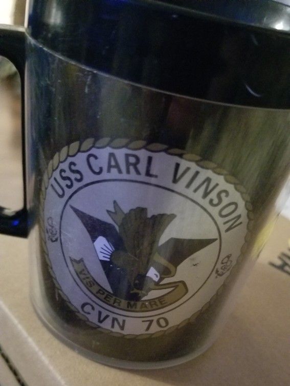 USS CARL VINSON COFFEE CUP
