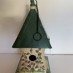 Kathy Hatch Small Birdhouse, (11”H), NEW 
