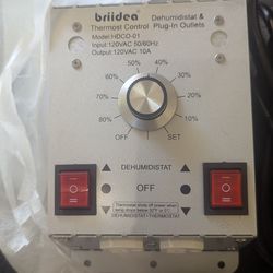 Dehumidistat control outlets briidea hsco-01