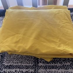 Bright yellow Fitted Sheets…full Size