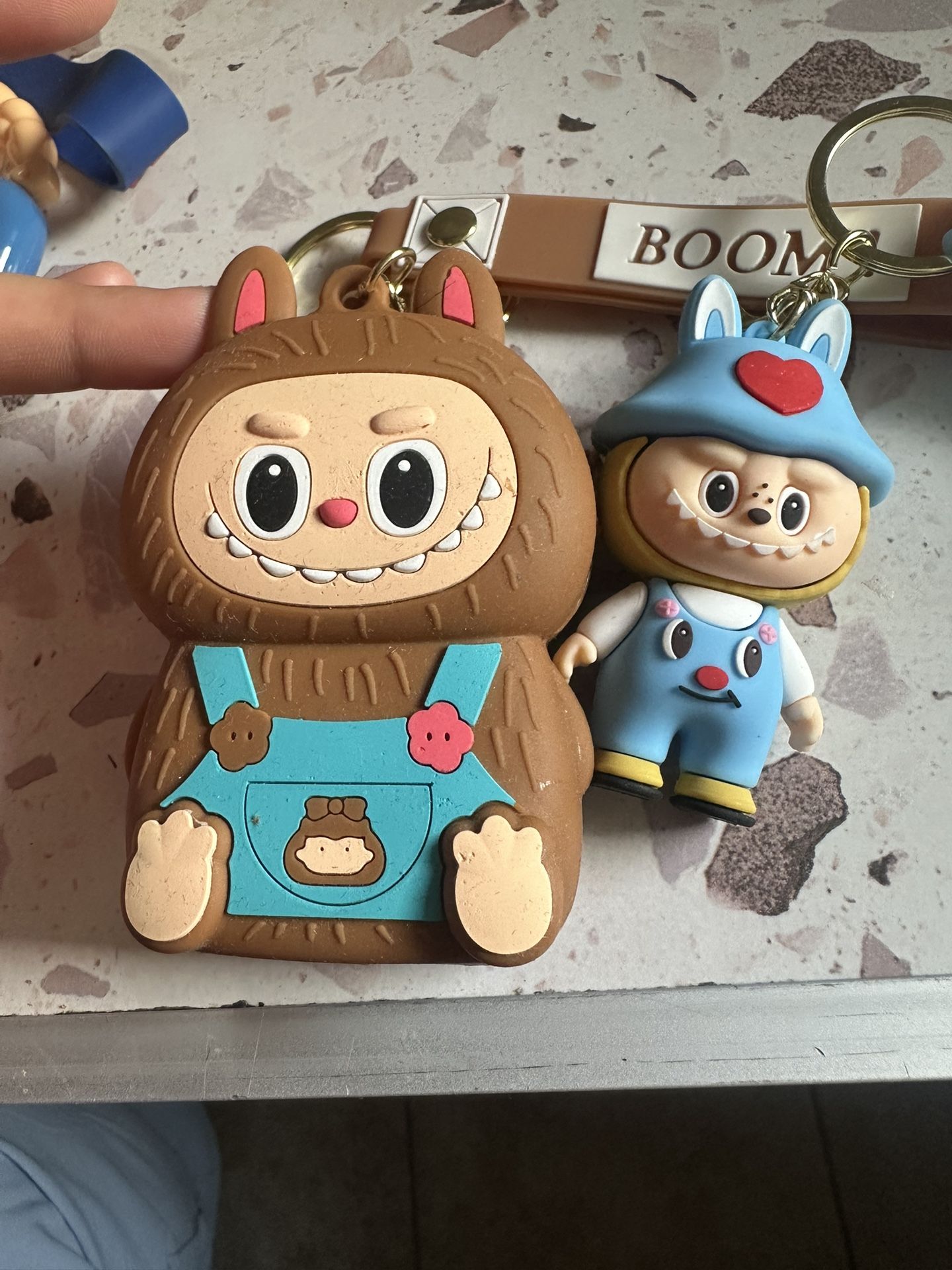 Labubu Doll Key Chain Double Trouble