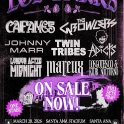 2 Tickets For Los Darks!