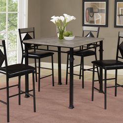 Fairfax Pub Dining Table With 4 Chairs - Delivery And Financing Available 