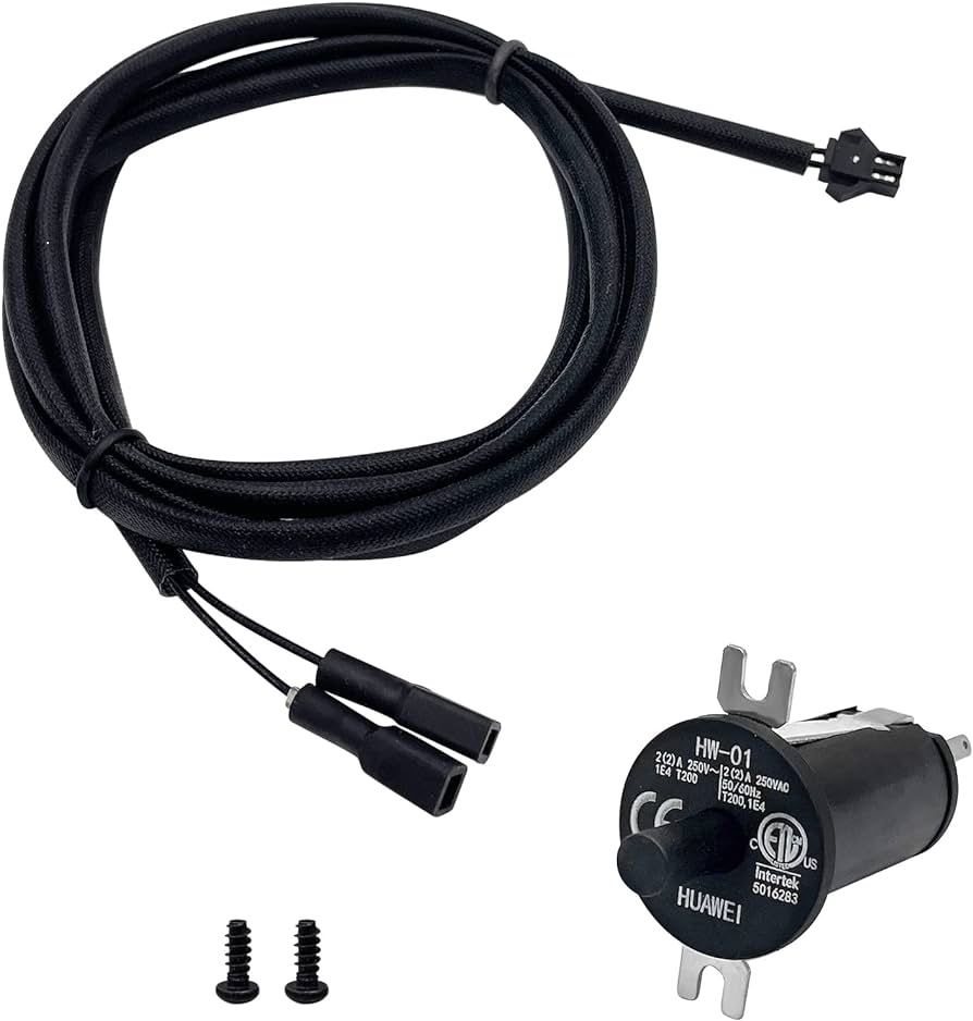 Replacement for Masterbuilt Hopper Lid/Door Switch & Electric Wire Kit