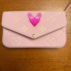Elegant Pink Designer-Style Shoulder Bag