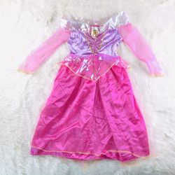 Princess Sleeping Beauty Dress Costume Size Small 7/8