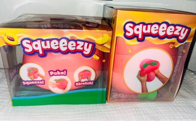 Peach squeezy squishy