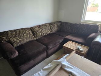 Cloth L Shape Sectional