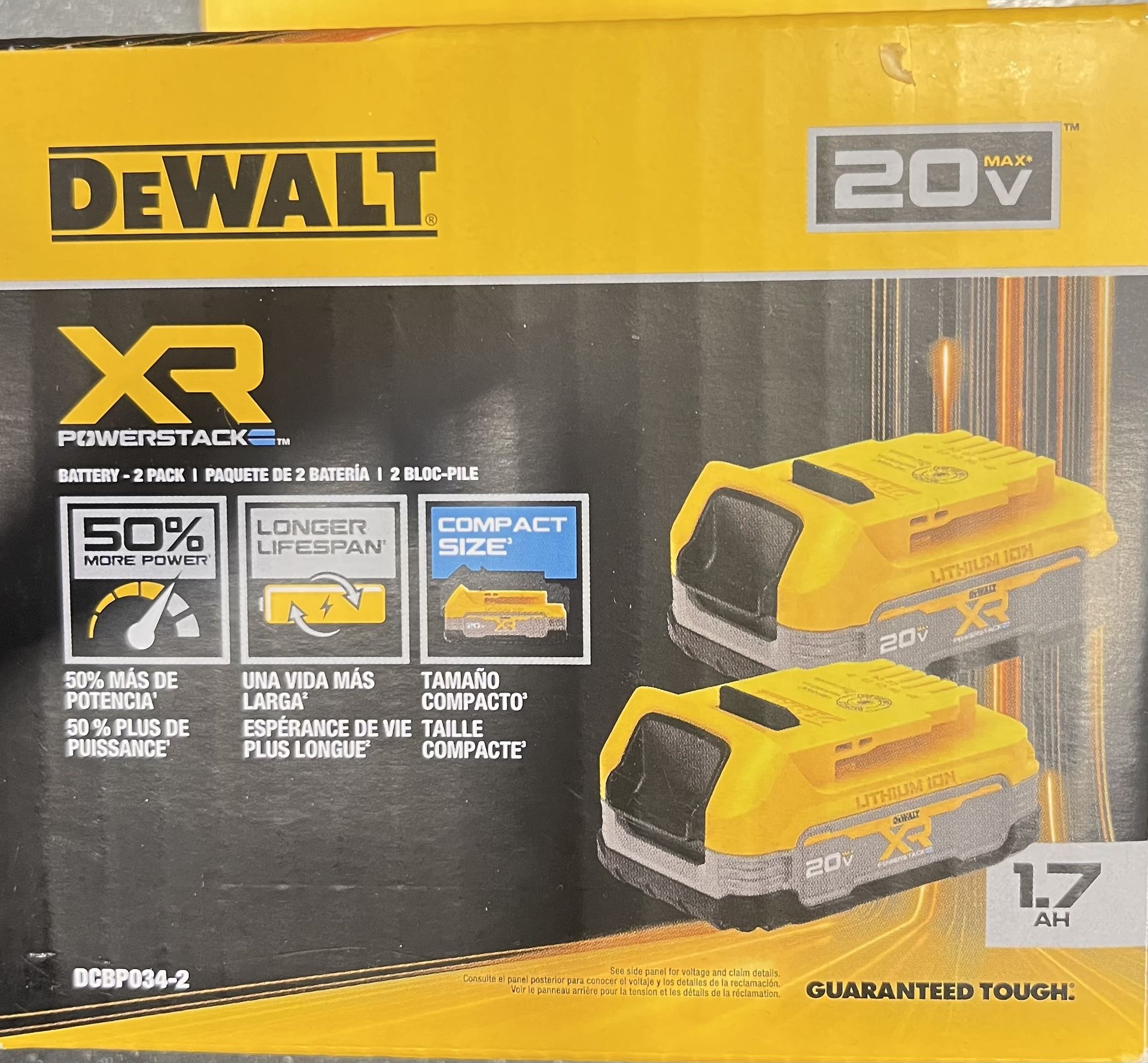 DeWalt 20v 1.7amp