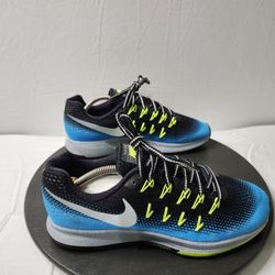 Nike Air Zoom Pegasus 33 Shield 'Black Blue Glow'