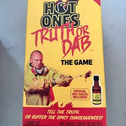 Hot Ones Card Game With Hot Sauce 