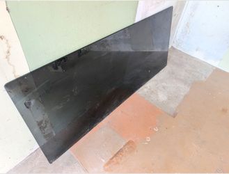 Dark glass top for table 30in x 72in