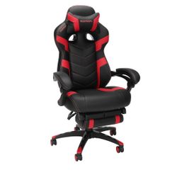 RESPAWN 110 Ergonomic Gaming Chair With Footrest Recliner - Racing Style High Back PC Computer Desk Office Chair - 360 Swivel, Lumbar Support, Adjusta