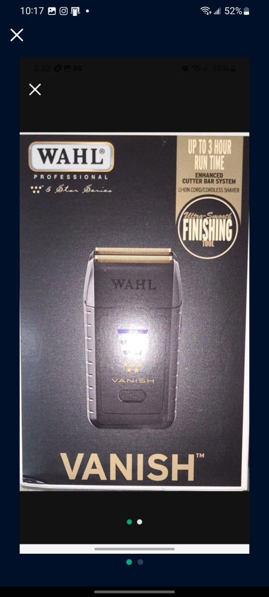 Wahl Vanish Shaver