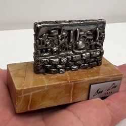 Wailing Wall Jerusalem Silver 925 proof Israel Hebrew